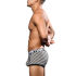 - "Almost Naked Fly Stripe Boxer - Black/White Stripes" 