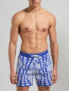 - "All-Over Logo Medium Boardshort - Clematis Blue" (. !) 