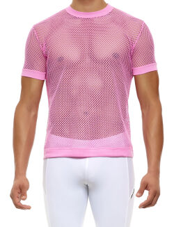  "C-Through T-Shirt - Pink Neon" 