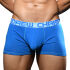 -"Almost Naked Hang-Free Cotton Boxer - Electric Blue" 