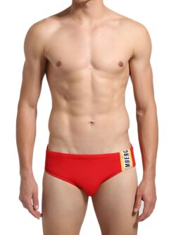 - "Swim Briefs With Tape - Red" 