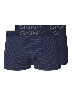 - "Cotton Stretch Trunks 2 Pack - Anthracite/Stripe Selection" ( 2 .) 