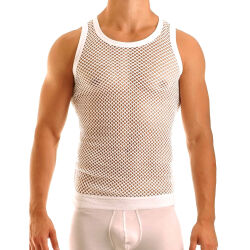 - "C-Through Tanktop - White" 