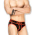 - "Regular Rear Briefs - Black/Red" 