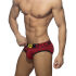 - "Open Fly Cotton Briefs - Black" 