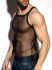 - "Beachy Net Strap Tank Top - Black" 