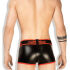 - "Regular Rear Trunk Shorts - Black/Red" 
