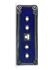  "Armored - Color-Under Mesh Wristband - Royal Blue" 