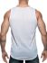 - "Double Stripe Tank Top - White" 