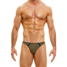 - "Back T Low Cut Briefs - Khaki" 