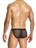 - "Mesh Through Tanga Briefs - Black" 