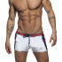- "Stripes Basic Swim Short - White" 