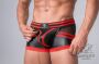- /  "Youngero Generation Y - Men's Fetish Trunks Open Rear - Red" 