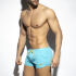 - "Plain Rocky Mini Shorts - Turquoise" 
