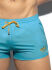 - "Plain Rocky Mini Shorts - Turquoise" 