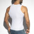 - "Recycled Rib Sports Tank Top - White" 