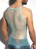 - "Beachy Net Strap Tank Top - Sky Blue" 
