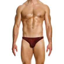 - "Glitter Low Cut Briefs - Red" 