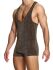   "Crackled Onesie - Brown" 