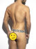 - "Recycled Rib Band Thong - Heather Grey" 