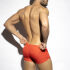 - "Plain Rocky Mini Shorts - Orange" 