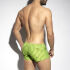- "Neon Stripes Swim Shorts - Yellow" 