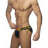 - "Open Fly Cotton Bikini - Yellow" 