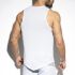 - "Fit V Tank Top - White" 