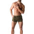 - "BeGuard - Nylon Club Shorts with Foil Piping Details - Dark Olive" 