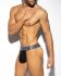 - "Zebra C-Through Thong - Black" 