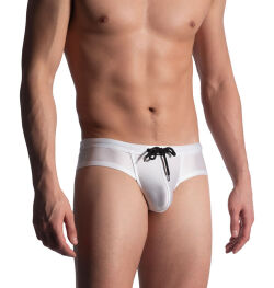 - "M911 - Beach Cheeky Briefs White" 