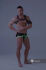- /  "Youngero - Men's Fetish Briefs Mesh Open Rear - Neon Green" 