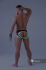 - /  "Youngero - Men's Fetish Briefs Mesh Open Rear - Neon Green" 