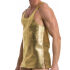 - "Dusk 2 Dawn Loose Tanktop - Gold" 
