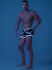 - "Youngero Generation Y - Men's Fetish Trunks Open Rear - Neon White" 
