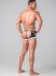 - "Youngero Generation Y - Men's Fetish Trunks Open Rear - Neon White" 