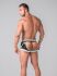 - "Youngero Generation Y - Men's Fetish Trunks Open Rear - Neon White" 
