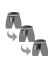 - "Youngero Generation Y - Men's Fetish Trunks Open Rear - Neon White" 