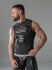 - "Armored - Men's Fetish Tank Top With Front Pads - Black" 