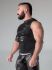 - "Armored - Men's Fetish Tank Top With Front Pads - Black" 