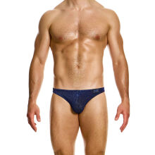 - "Glitter Low Cut Briefs - Blue" 