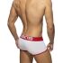 - "White Basic Cotton Trunk - Red" 