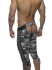    "Fetish Knee Length Pant Back Opening - Camouflage Charcoal" 