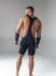  "Armored - Men's Fetish Wrestling Singlet Navy" 
