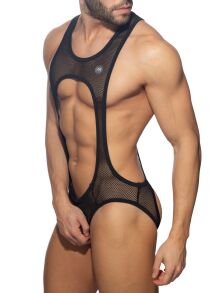   "Sexy Mesh Singlet - Black" 