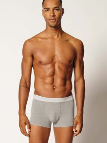 - "Bamboo Deluxe Trunks - Stone Grey Melange" 