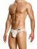 - "Mesh Through Low Cut Briefs - White" 