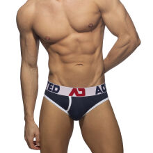 - "Open Fly Cotton Briefs - White" 