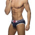- "Open Fly Cotton Briefs - White" 