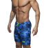 - "Camouflage Swim Long Shorts - Navy" 
